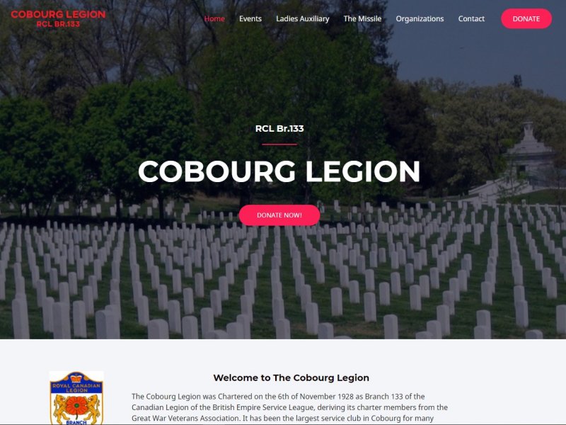 You can donate online at The Cobourg Legion  website